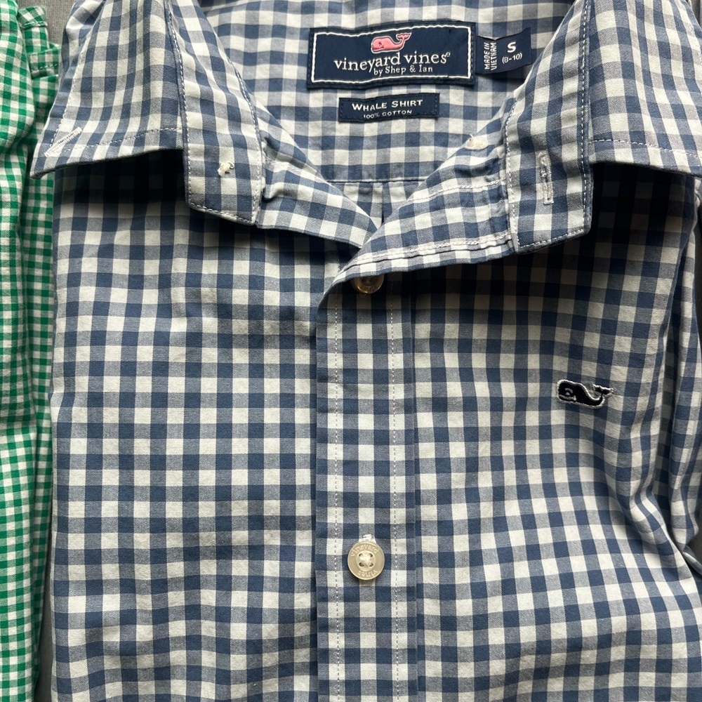 Vineyard Vines Blue Long Sleeve Tee Classic Style
